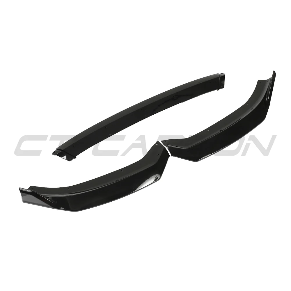 AUDI A3 S-LINE & S3 8V FACELIFT 2017-2020 GLOSS BLACK SPLITTER - V2 - Image 3