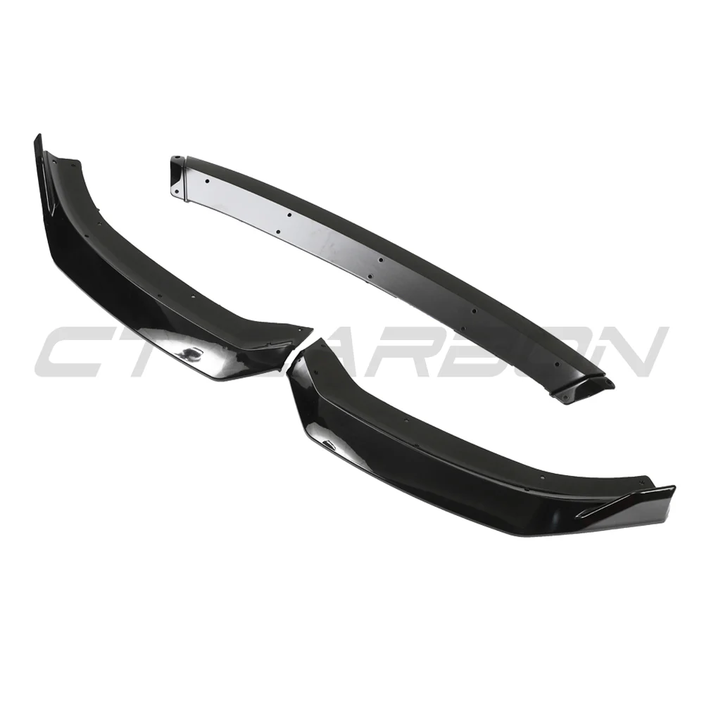 AUDI A3 S-LINE & S3 8V FACELIFT 2017-2020 GLOSS BLACK SPLITTER - V2 - Image 4