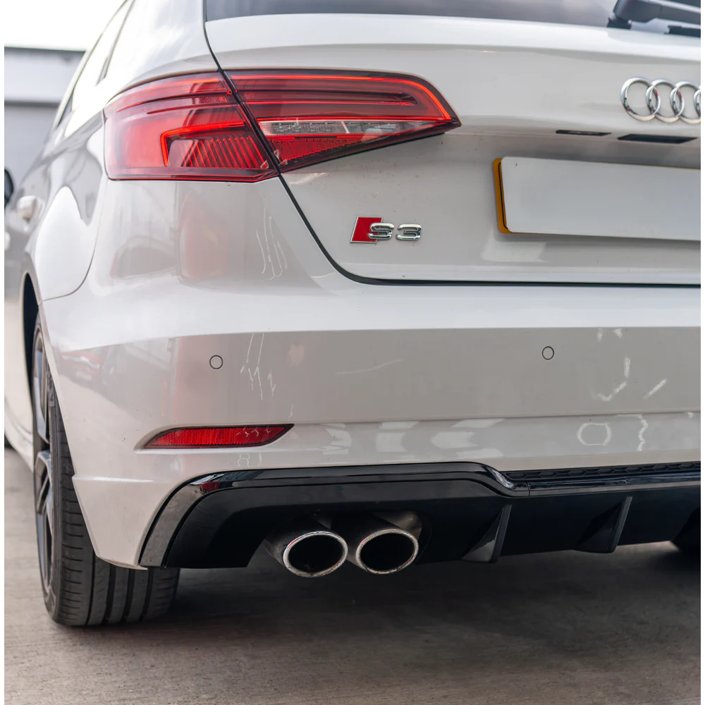 AUDI A3/S3 8V FACELIFT SPORTBACK 5 DOOR GLOSS BLACK DIFFUSER - V1 - Image 5