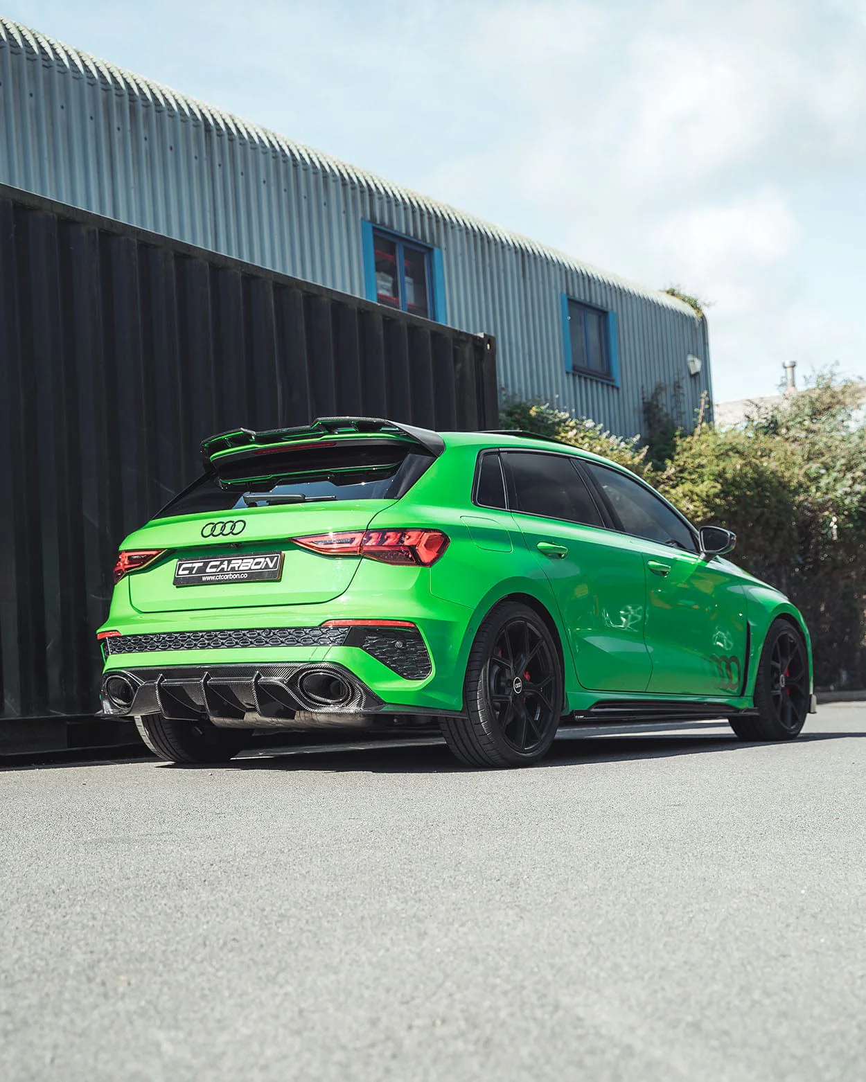 AUDI A3/S3/RS3 8Y 2021+ SPORTBACK CARBON FIBRE SPOILER V1 - CT DESIGN - Image 4