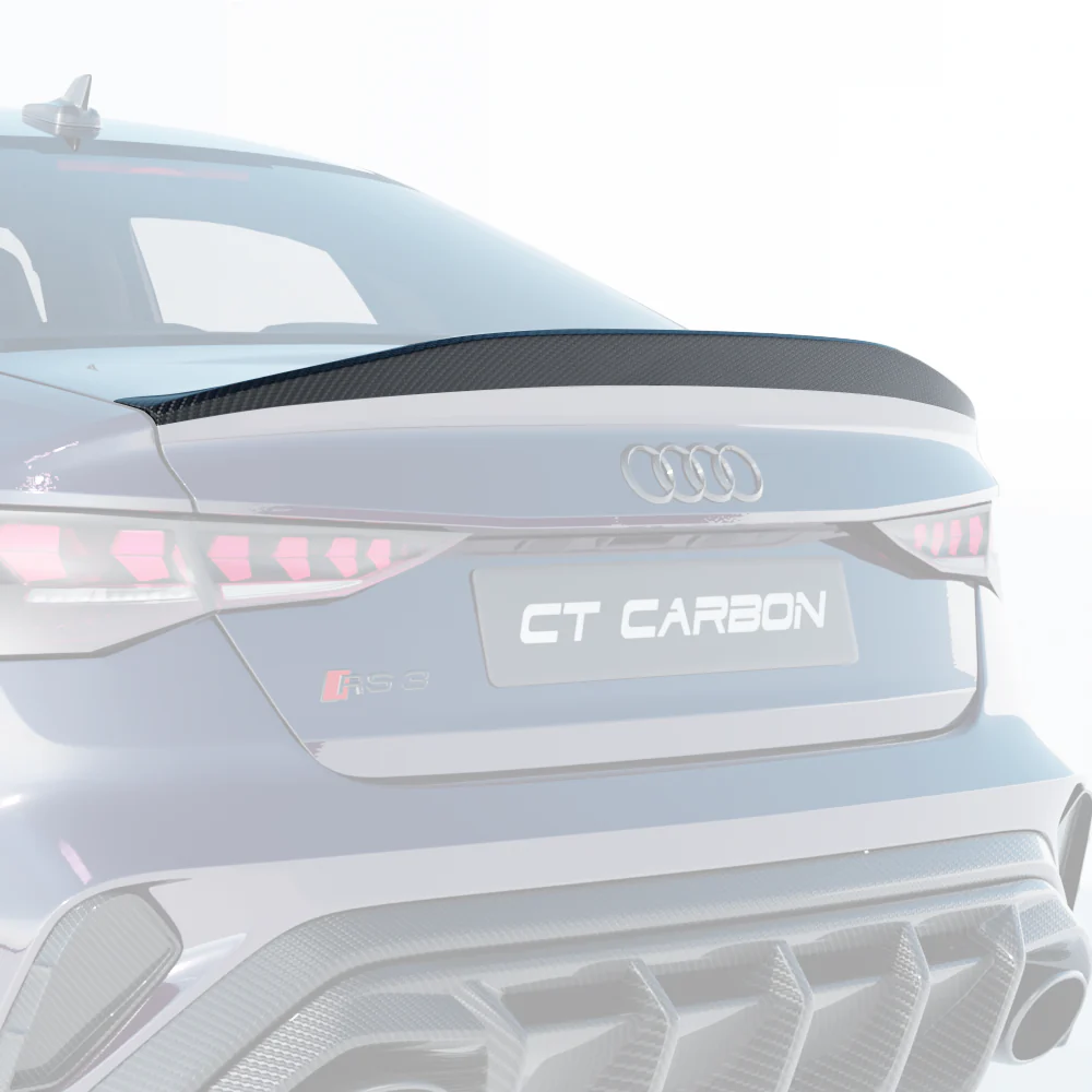 AUDI A3/S3/RS3 8Y 2022+ SALOON CARBON FIBRE SPOILER - CT DESIGN V2 - Image 12