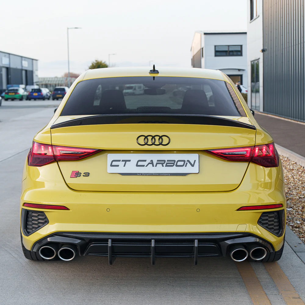 AUDI A3/S3/RS3 8Y 2022+ SALOON CARBON FIBRE SPOILER - CT DESIGN V2 - Image 3