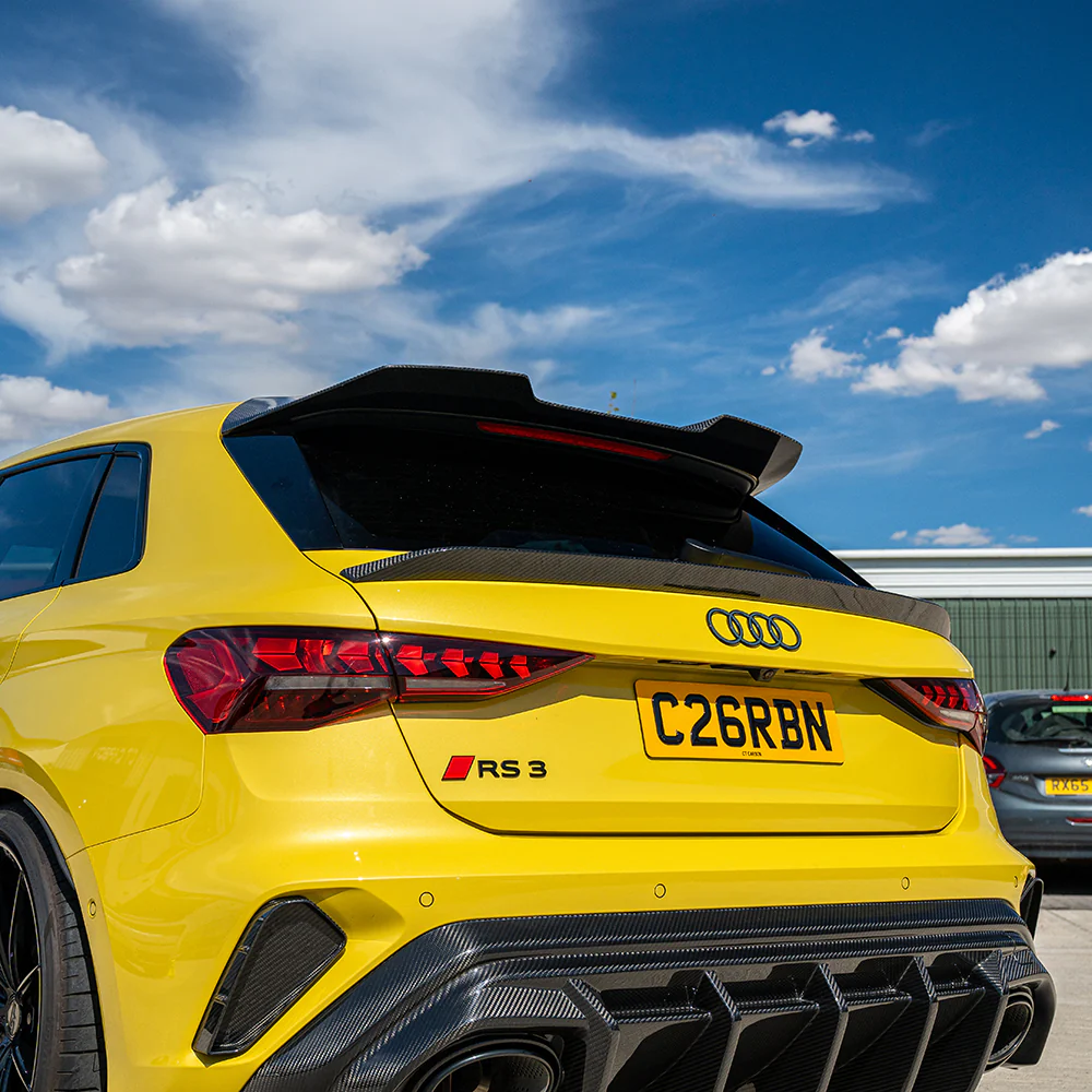 AUDI A3/S3/RS3 8Y 2022+ SPORTBACK CARBON FIBRE SPOILER - CT DESIGN V2 - Image 3