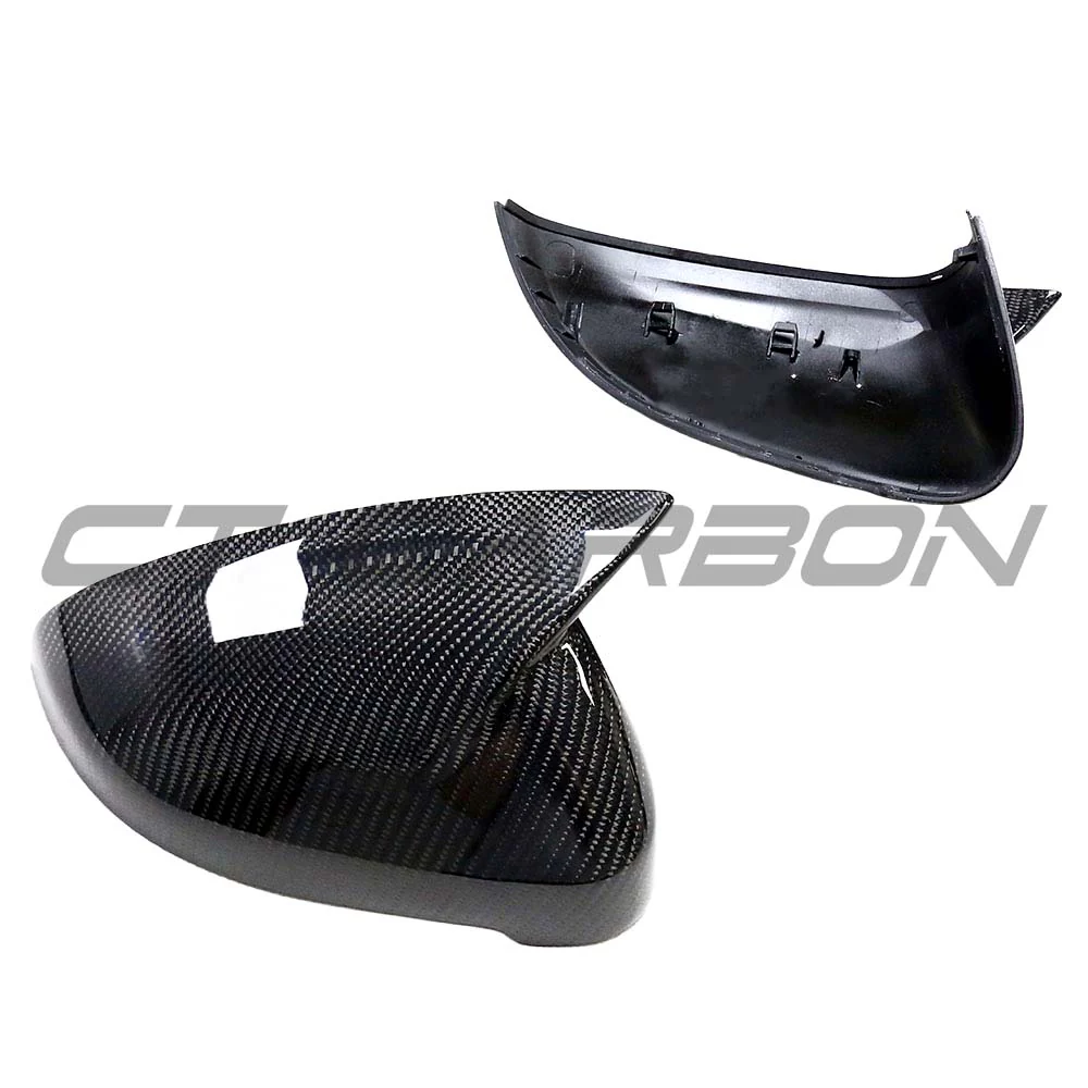 AUDI A4 B9 2015-2023 CARBON FIBRE MIRROR COVERS WITH BLINDSPOT ASSIST - Image 2