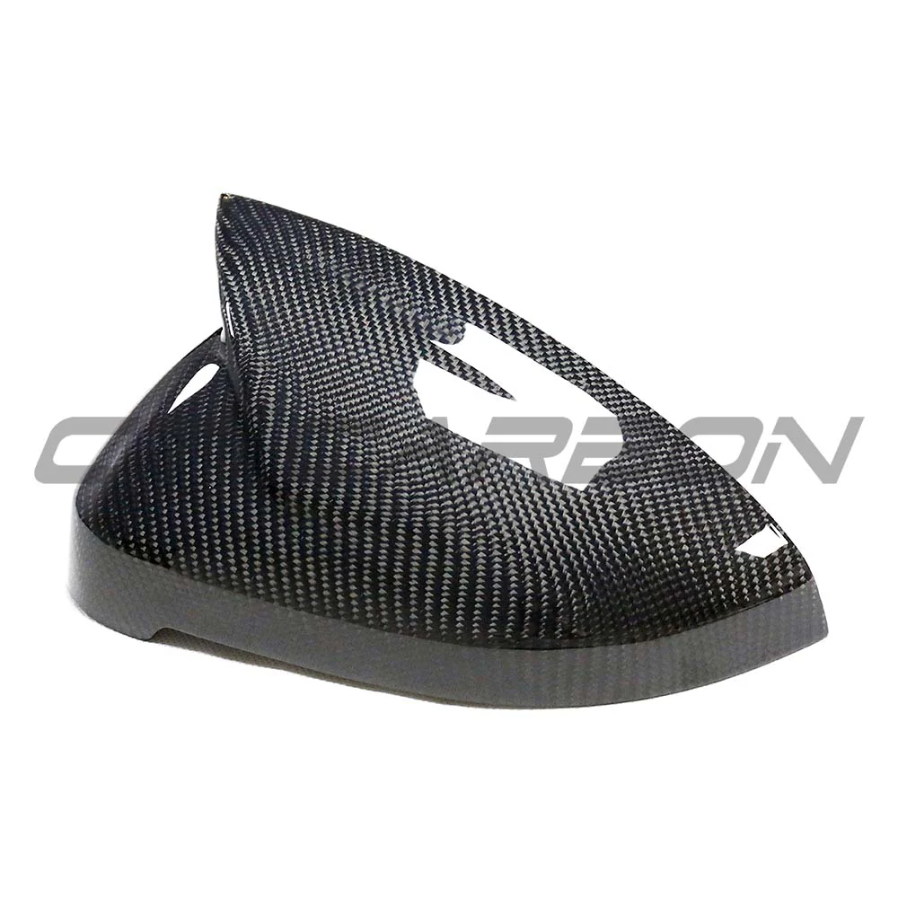 AUDI A4 B9 2015-2023 CARBON FIBRE MIRROR COVERS WITH BLINDSPOT ASSIST - Image 3