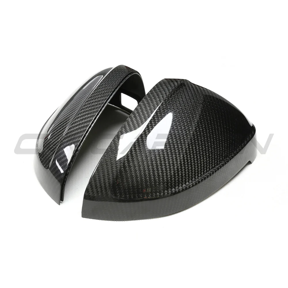 AUDI A4/S4/RS4/A5/S5/RS5 B9 2016-2025 PRE-PREG CARBON FIBRE MIRRORS - WITH LANE ASSIST - Image 9