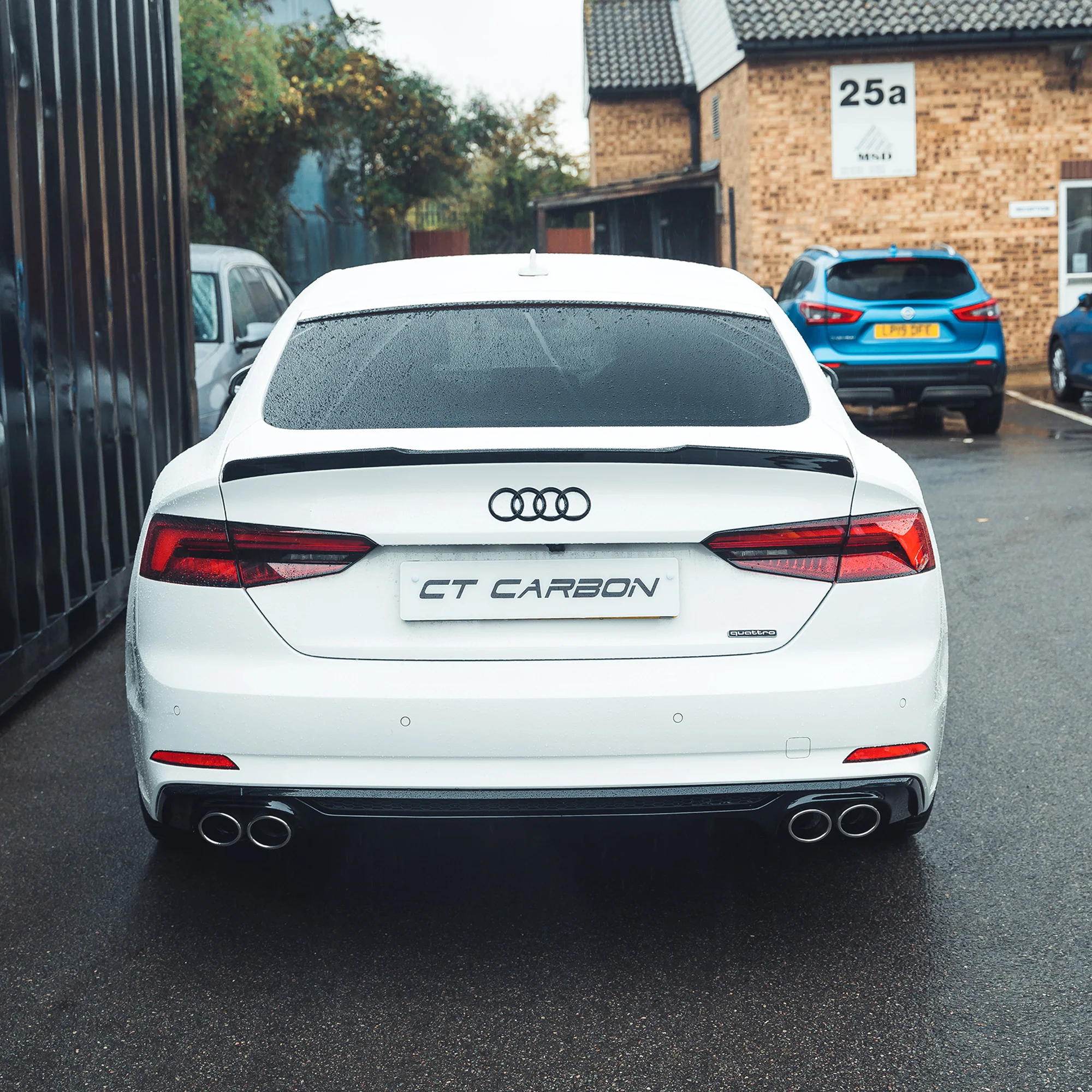 AUDI A5/S5 B9 2016-2019 GLOSS BLACK DIFFUSER - V1 - Image 6