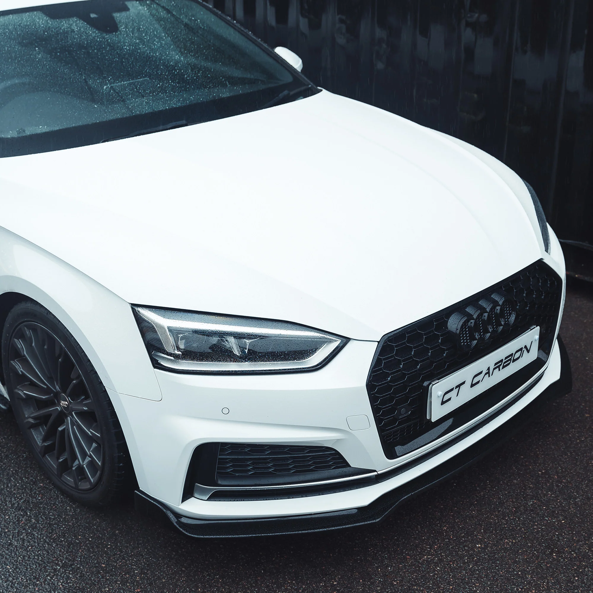 AUDI A5/S5 B9 2016-2019 GLOSS BLACK SPLITTER - V1 - Image 5