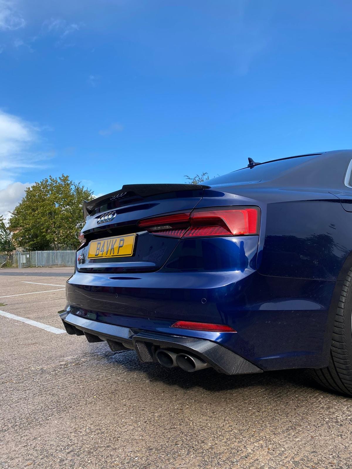 AUDI A5 S5 B9 CARBON FIBRE DIFFUSER - Image 3