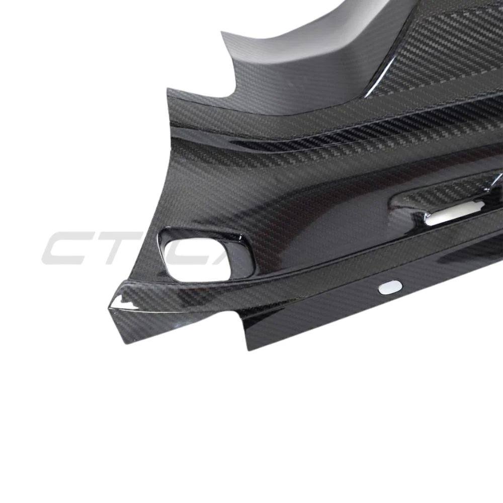 AUDI R8 COUPE 2015+ CARBON FIBRE ENGINE BAY TRIM - Image 4