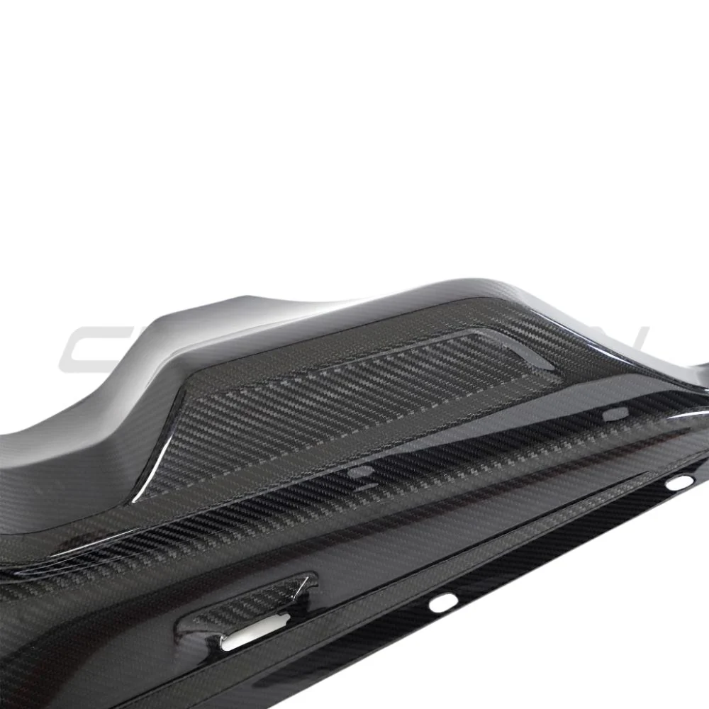 AUDI R8 COUPE 2015+ CARBON FIBRE ENGINE BAY TRIM - Image 5