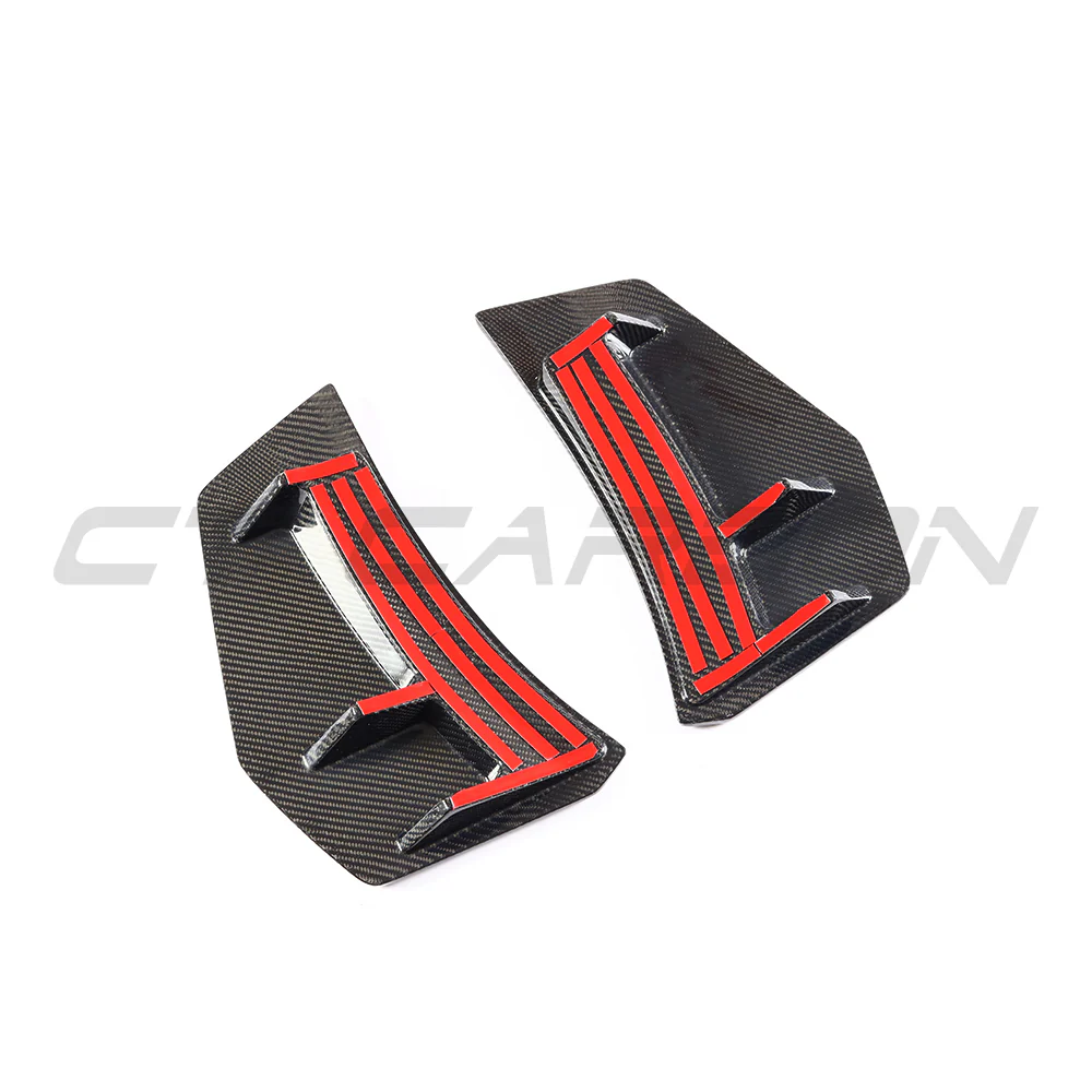 AUDI R8 V10 GEN 2 2015-2019 CARBON FIBRE REAR BUMPER CORNERS - Image 3