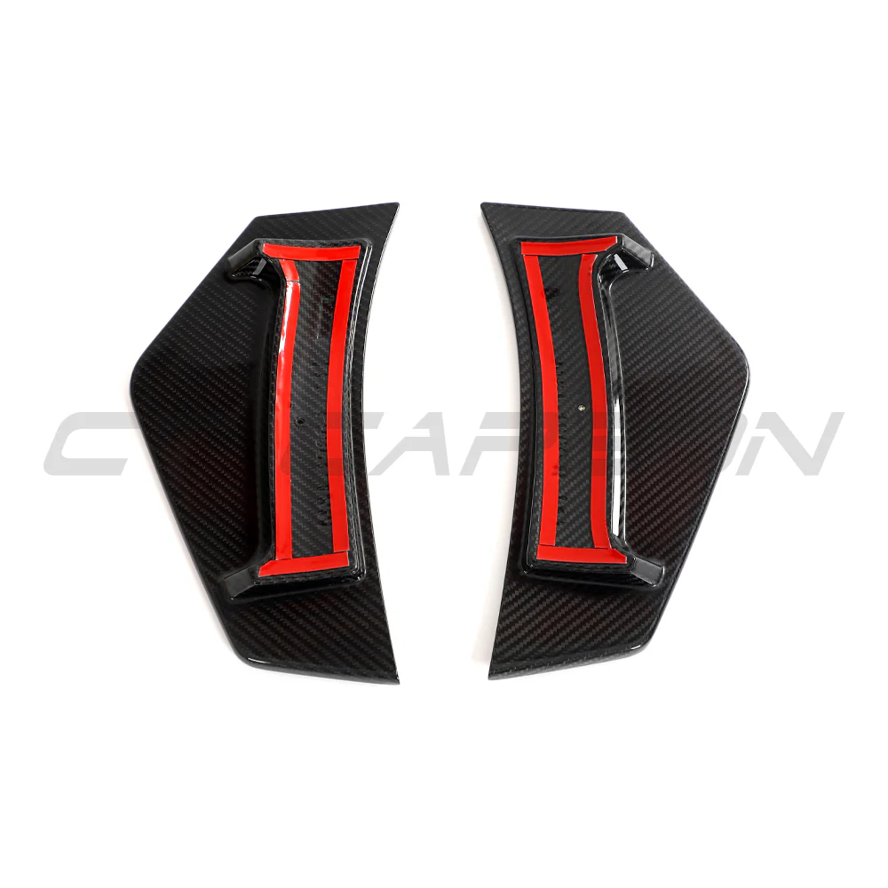 AUDI R8 V10 GEN 2.5 2020-2023 CARBON FIBRE REAR BUMPER CORNERS - Image 5
