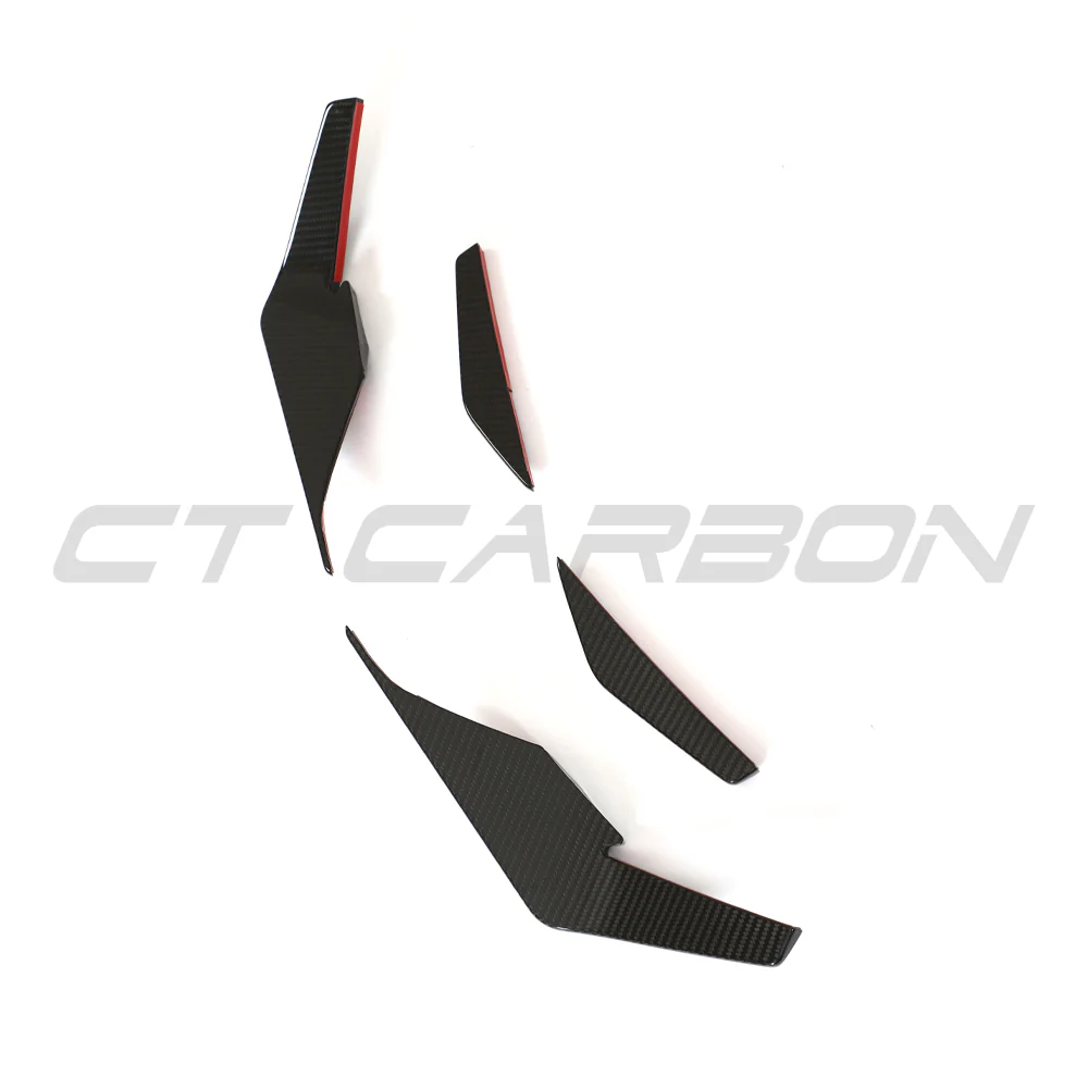 AUDI R8 V10 GEN 2.5 2020-2023 CARBON FIBRE FRONT CANARDS - V2 - Image 8