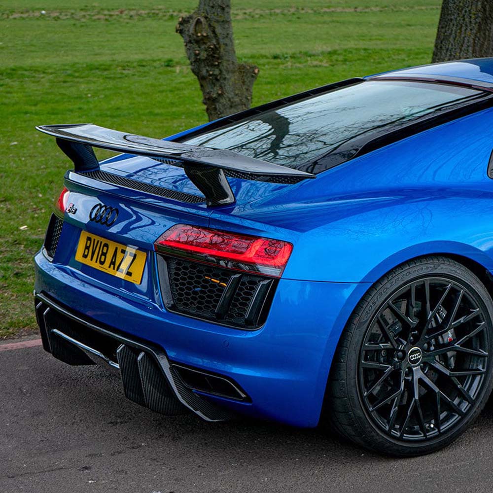 AUDI R8 V10 GEN 2/2.5 CARBON FIBRE WING - V STYLE - Image 3