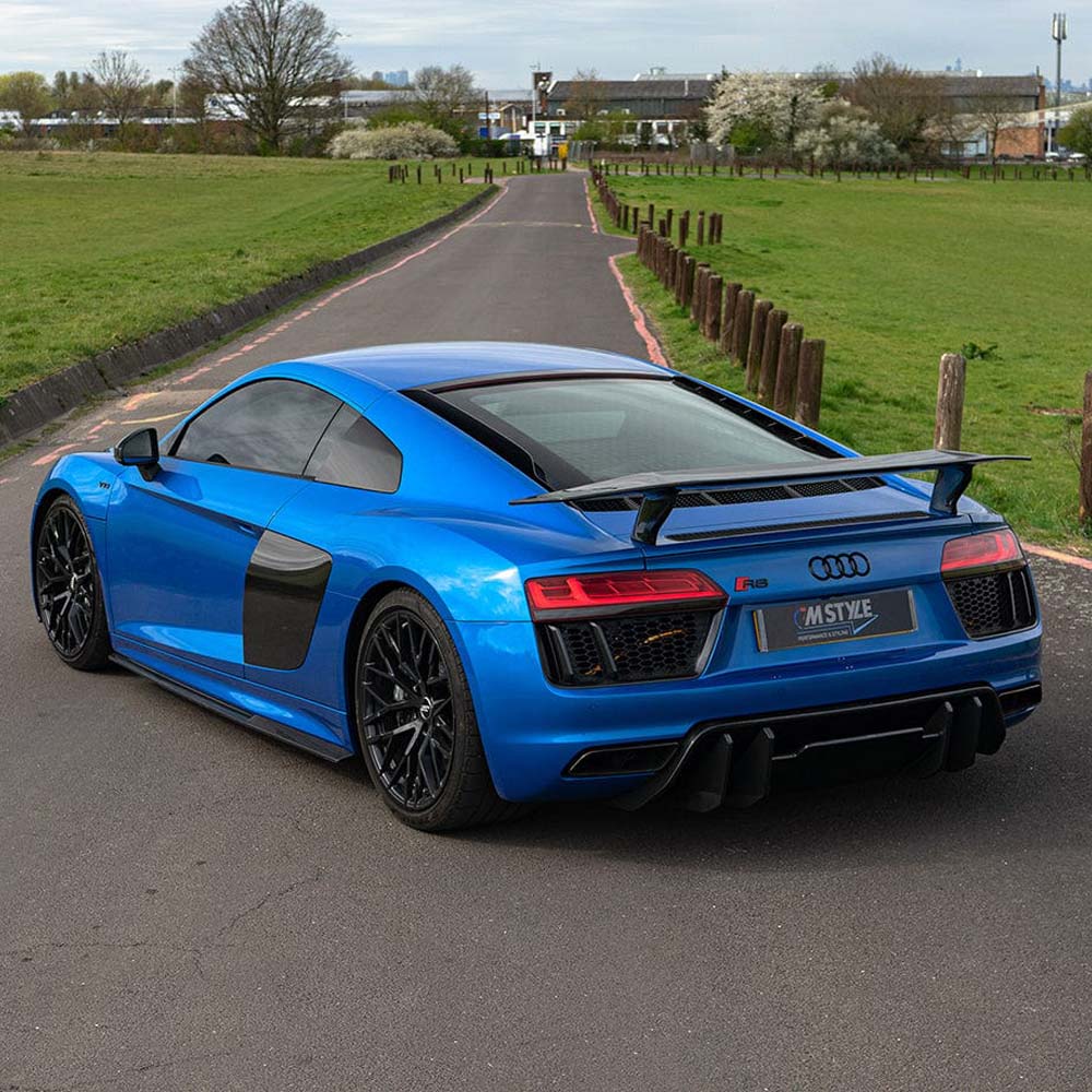 AUDI R8 V10 GEN 2/2.5 CARBON FIBRE WING - V STYLE - Image 4