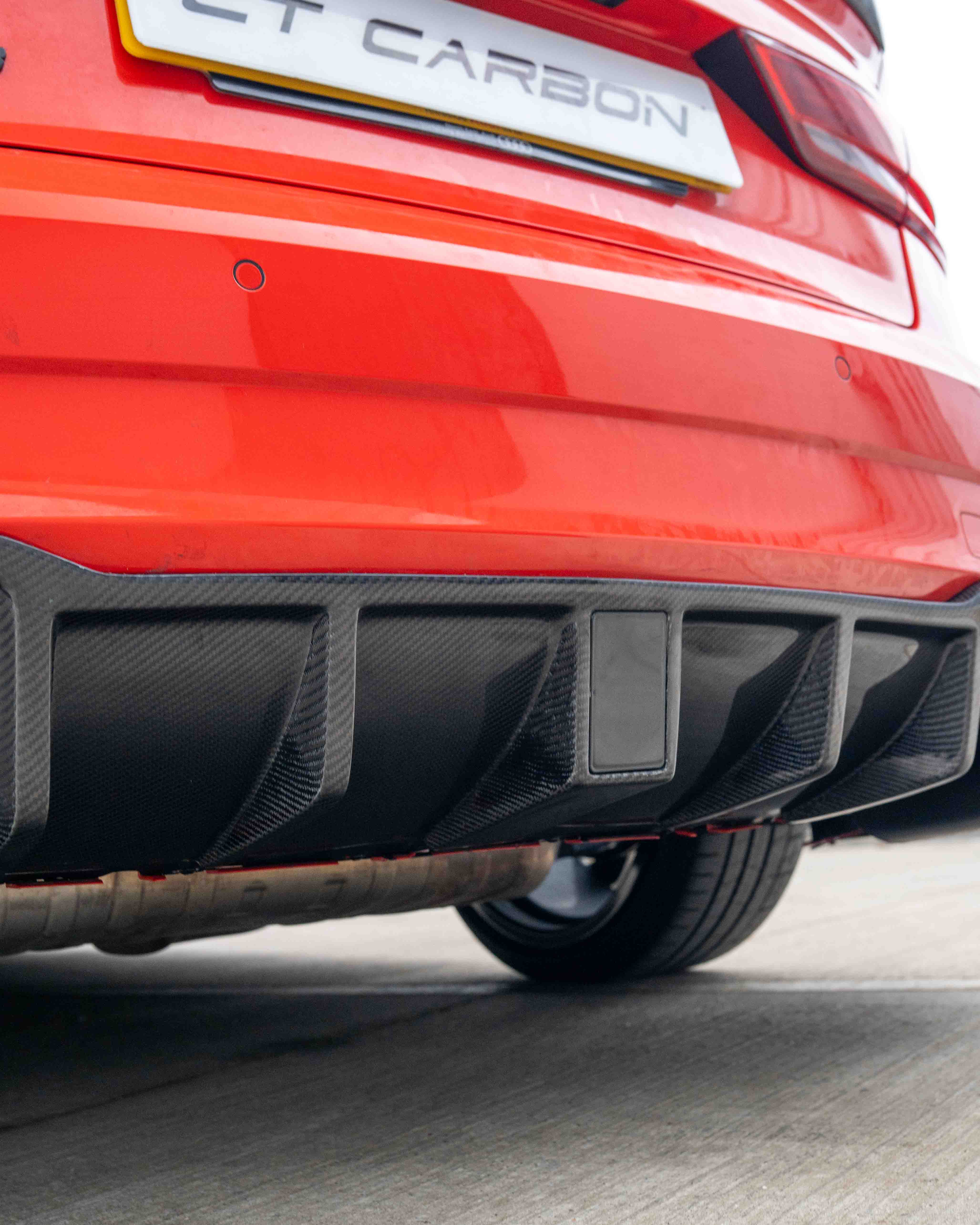 AUDI RS3 8V SALOON REAR CARBON DIFFUSER WITH DTM LIGHT - Image 7