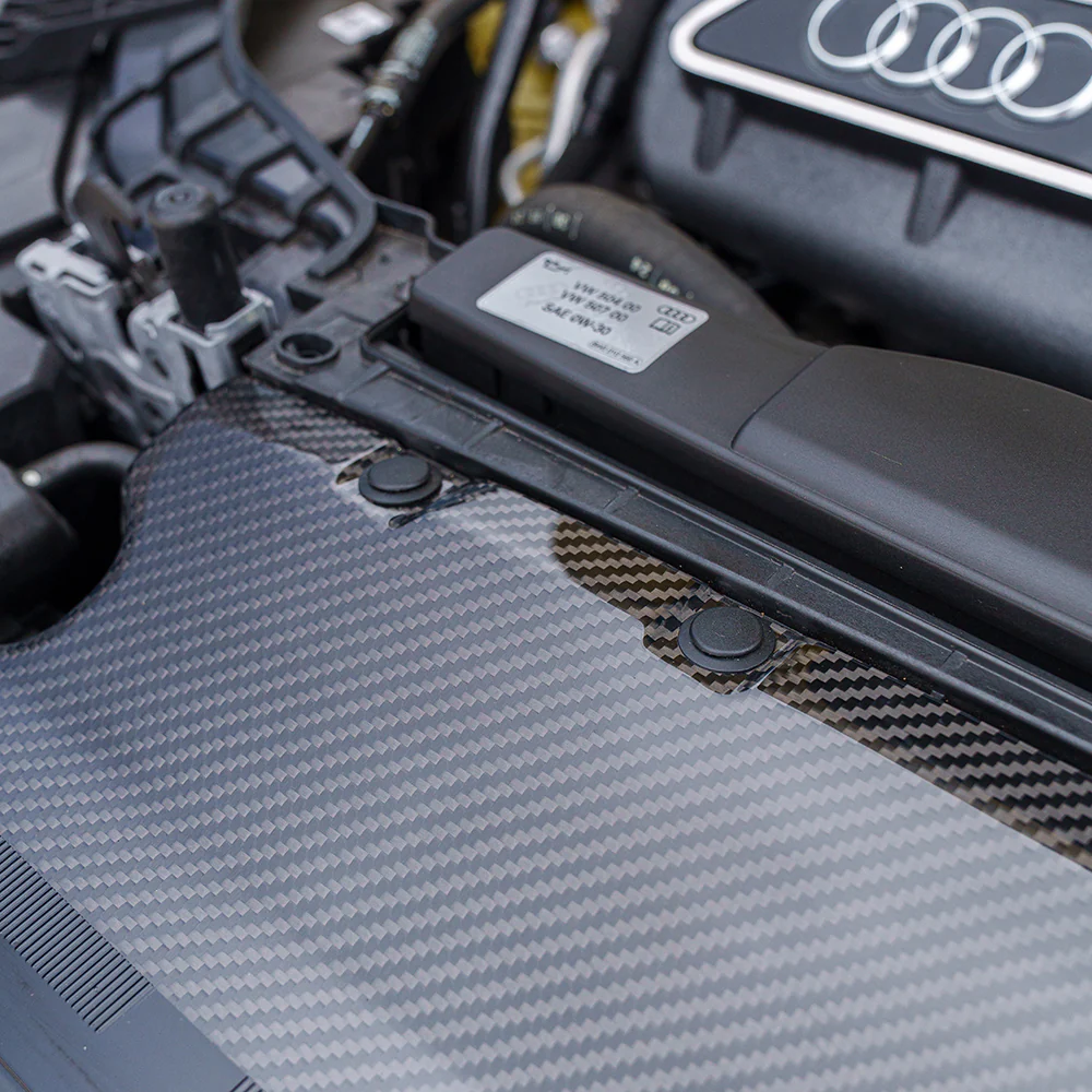 AUDI RS3 8Y 2020+ CARBON FIBRE ENGINE BAY SCUTTLE TRIM - Image 4