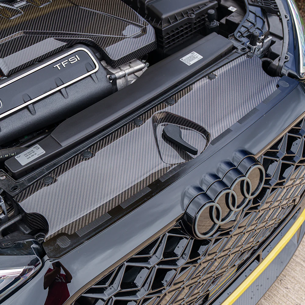 AUDI RS3 8Y 2020+ CARBON FIBRE ENGINE BAY SCUTTLE TRIM - Image 5