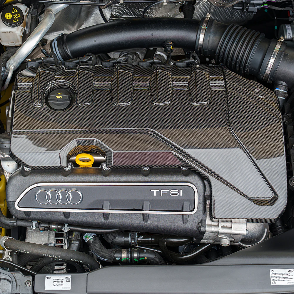 AUDI RS3 8Y 2020+ CARBON FIBRE ENGINE COVER - Image 5