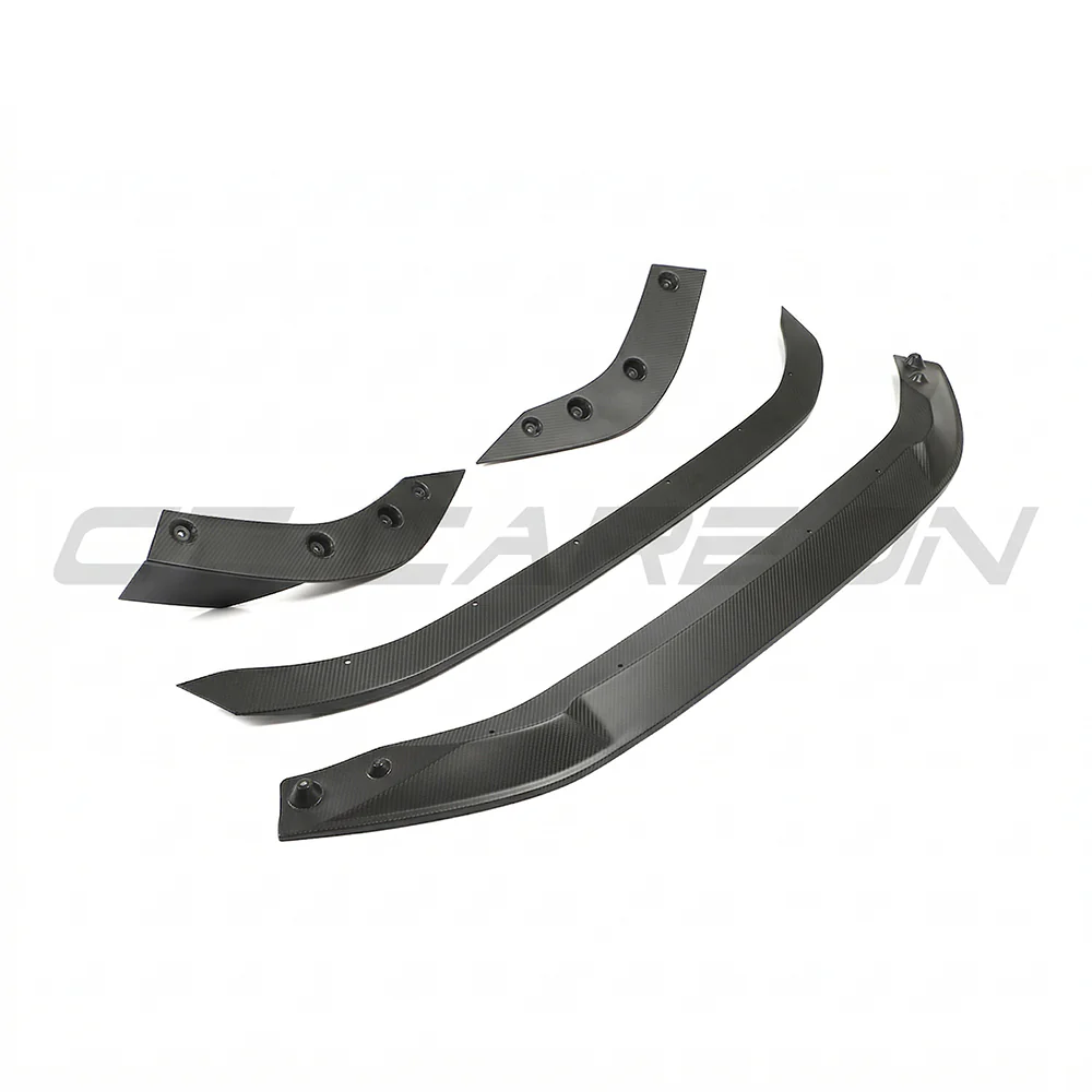 AUDI RS3 8Y 2022-2024 MATTE CARBON FIBRE SPLITTER - CT DESIGN - Image 4
