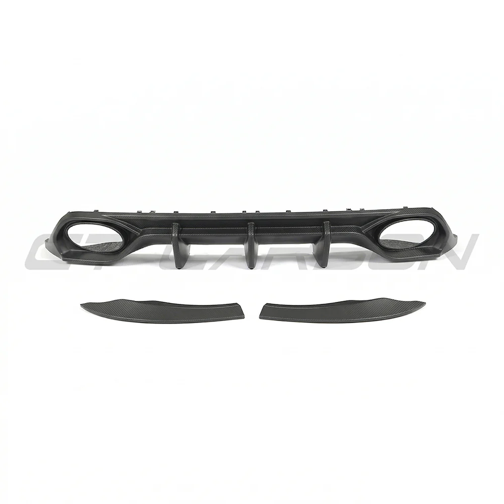 AUDI RS3 8Y 2022-2024 SPORTBACK MATTE CARBON FIBRE DIFFUSER - CT DESIGN - Image 2