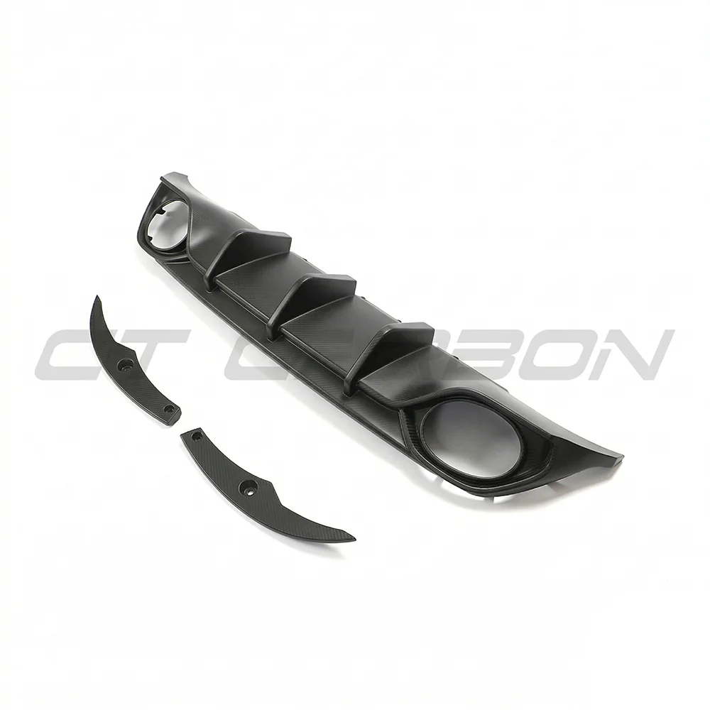 AUDI RS3 8Y 2022-2024 SPORTBACK MATTE CARBON FIBRE DIFFUSER - CT DESIGN - Image 3