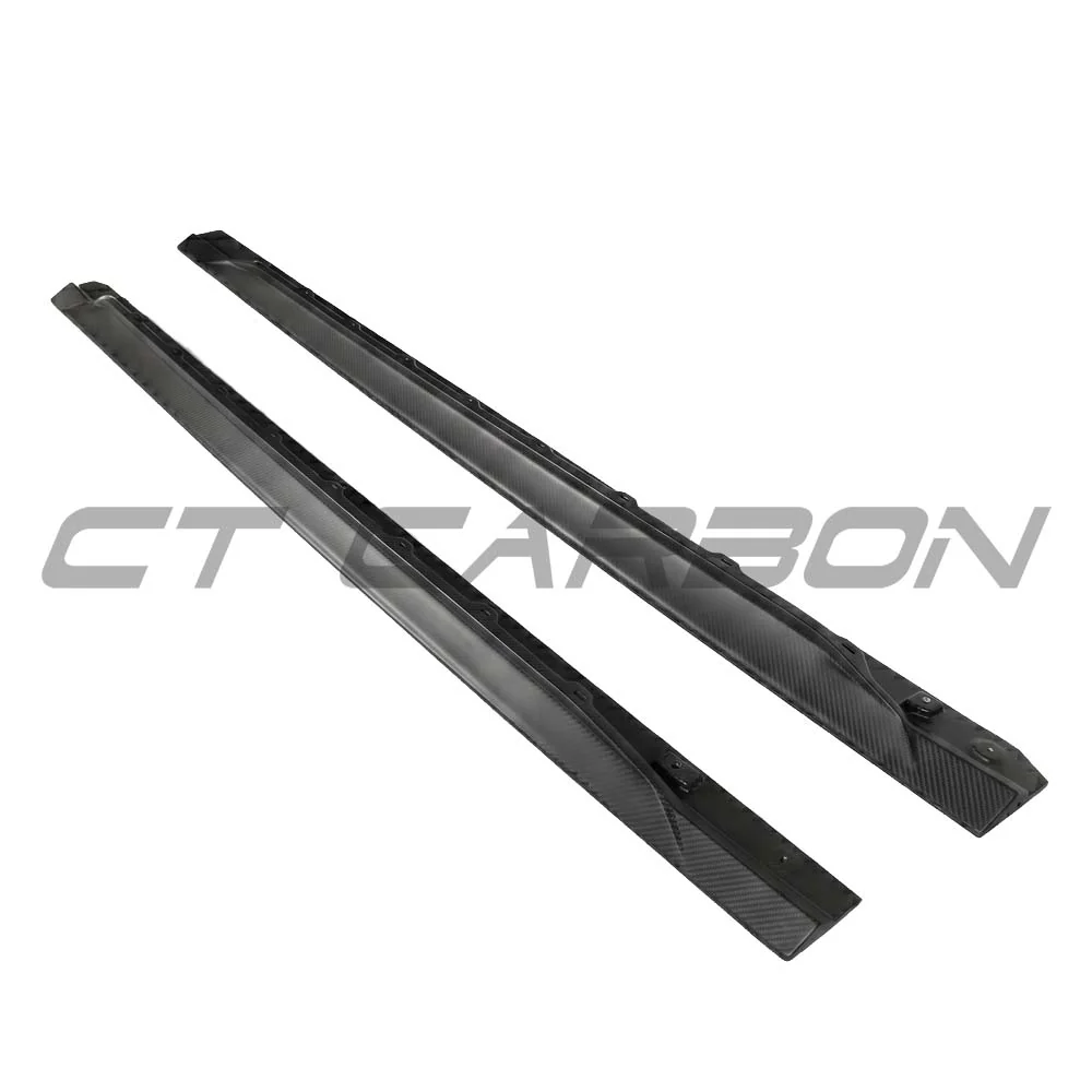 AUDI RS3 8Y 2022+ MATTE CARBON FIBRE SIDE SKIRTS - CT DESIGN V2 - Image 2