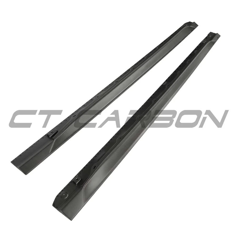 AUDI RS3 8Y 2022+ MATTE CARBON FIBRE SIDE SKIRTS - CT DESIGN V2 - Image 5