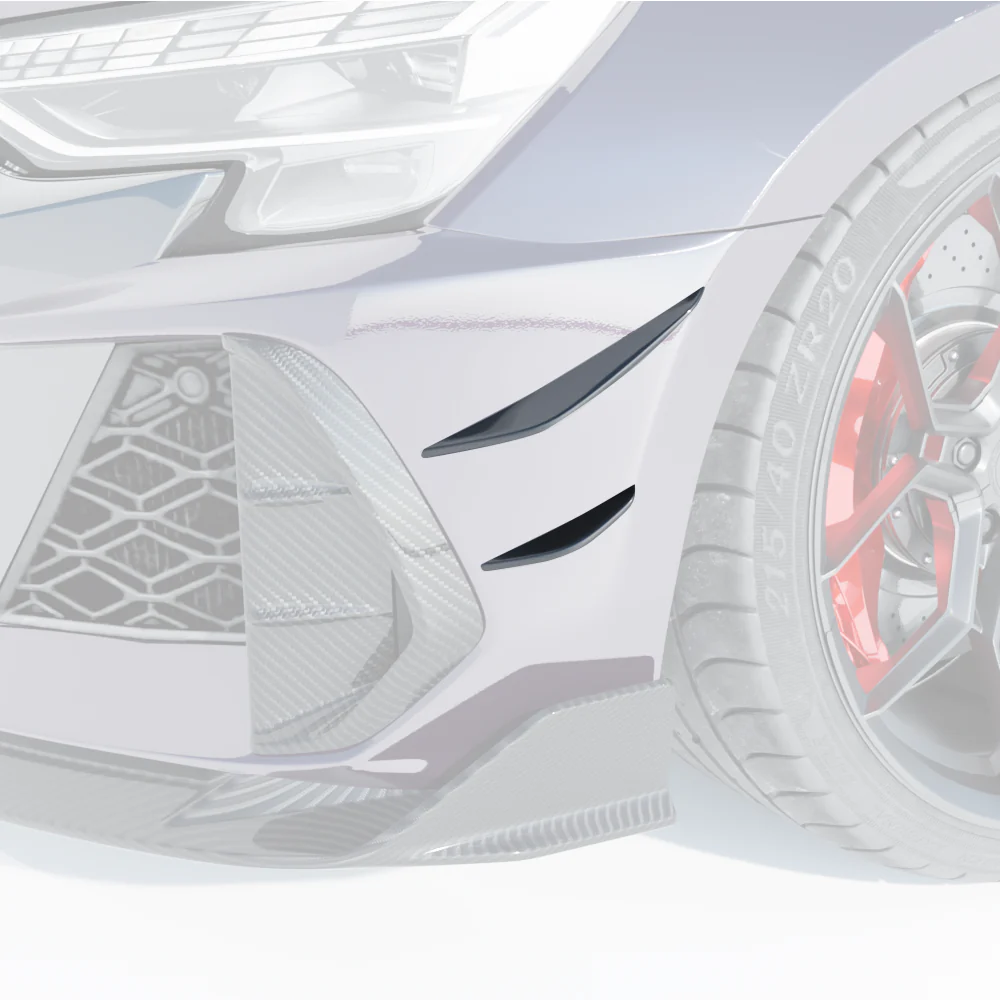 AUDI RS3 8Y 2025+ CARBON FIBRE FRONT BUMPER CANARDS - CT DESIGN - Image 5