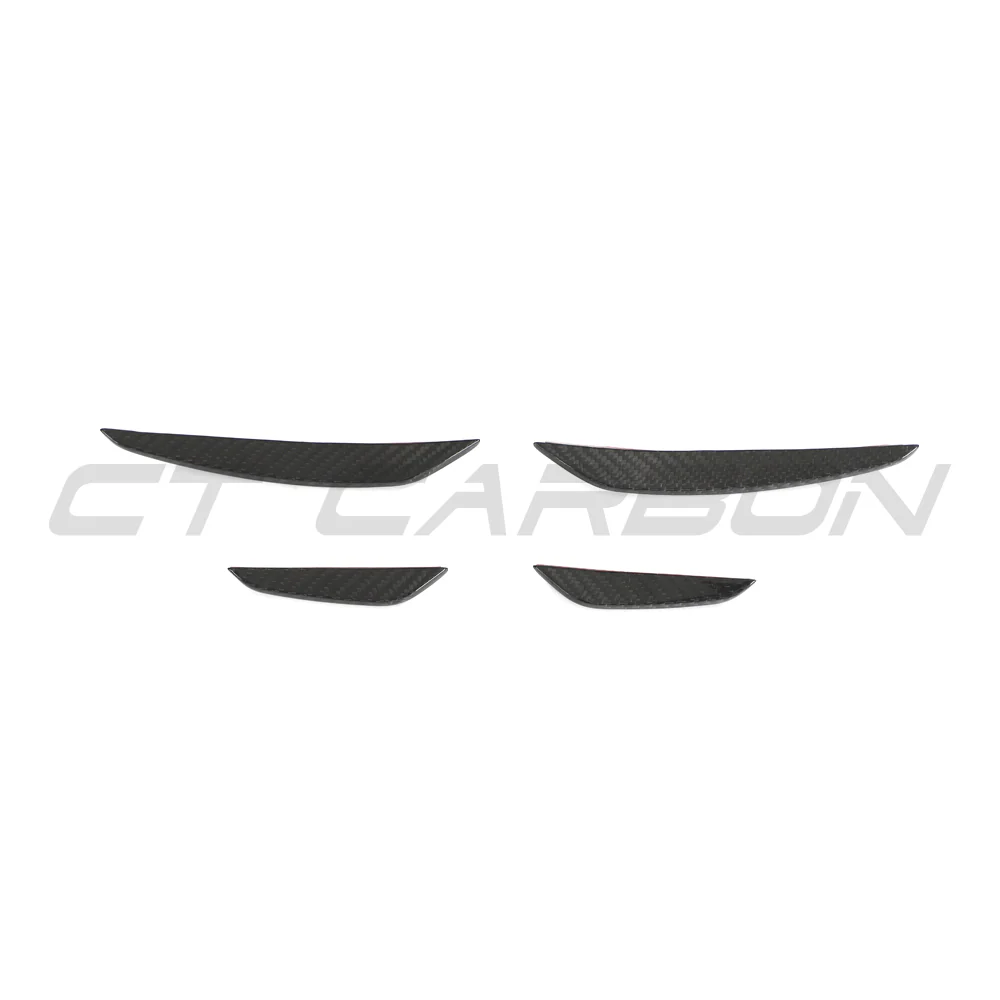 AUDI RS3 8Y 2022-2024 CARBON FIBRE FRONT BUMPER CANARDS - CT DESIGN - Image 6