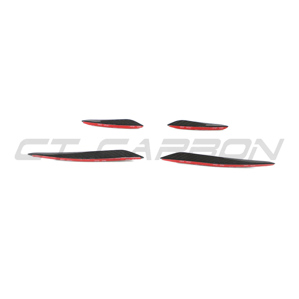 AUDI RS3 8Y 2022-2024 CARBON FIBRE FRONT BUMPER CANARDS - CT DESIGN - Image 10