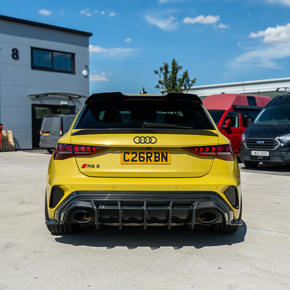 AUDI RS3 8Y SPORTBACK 2025+ CARBON FIBRE REAR DIFFUSER - CT DESIGN - Image 2
