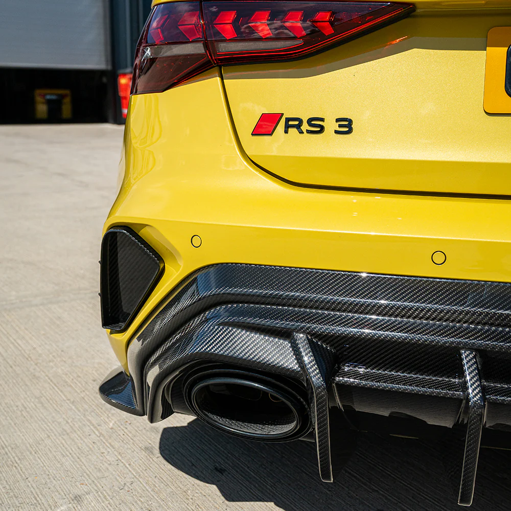 AUDI RS3 8Y 2025+ CARBON FIBRE REAR REFLECTOR DELETE - CT DESIGN - Image 3