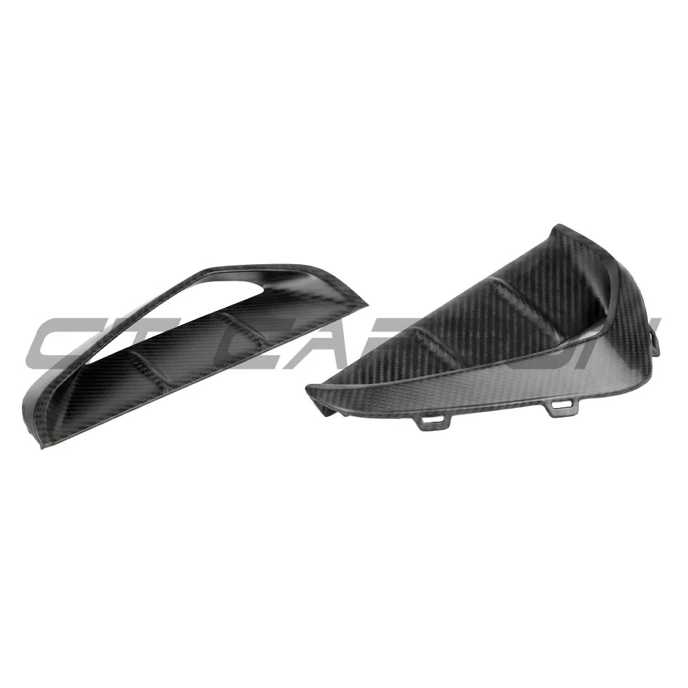 AUDI RS3 8Y 2025+ MATTE CARBON FIBRE FRONT BUMPER VENTS- CT DESIGN - Image 4
