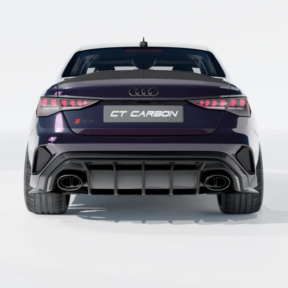 AUDI RS3 8Y 2025+ SALOON CARBON FIBRE DIFFUSER - CT DESIGN - Image 3
