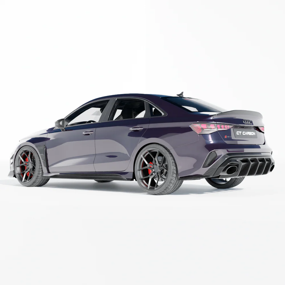 AUDI RS3 8Y 2025+ SALOON CARBON FIBRE DIFFUSER - CT DESIGN - Image 4