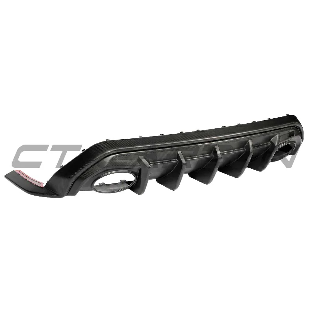 AUDI RS3 8Y 2025+ SALOON MATTE CARBON FIBRE DIFFUSER - CT DESIGN - Image 2