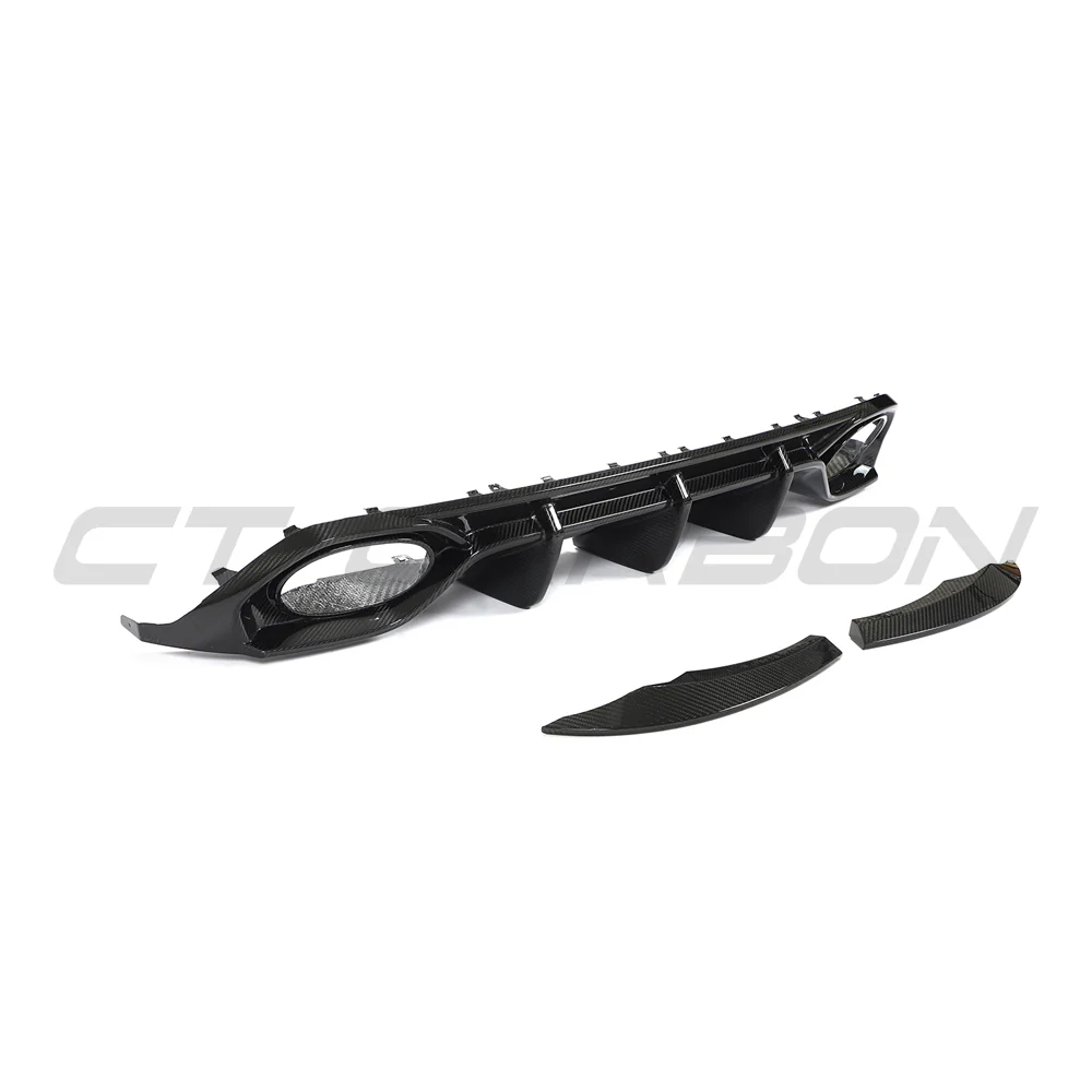 AUDI RS3 8Y 2022-2024 SPORTBACK CARBON FIBRE DIFFUSER V3 - CT DESIGN - Image 7