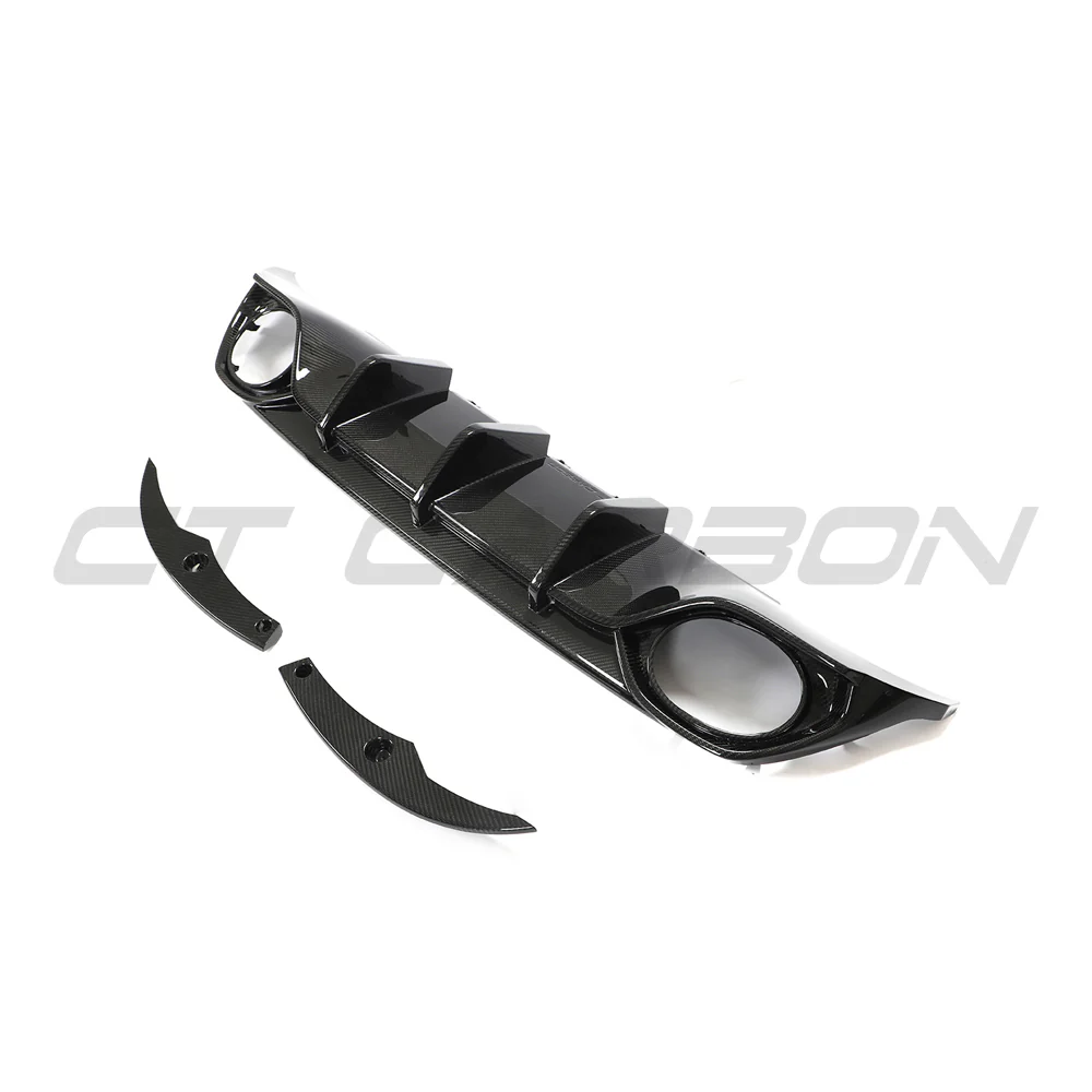 AUDI RS3 8Y 2022-2024 SPORTBACK CARBON FIBRE DIFFUSER V3 - CT DESIGN - Image 9