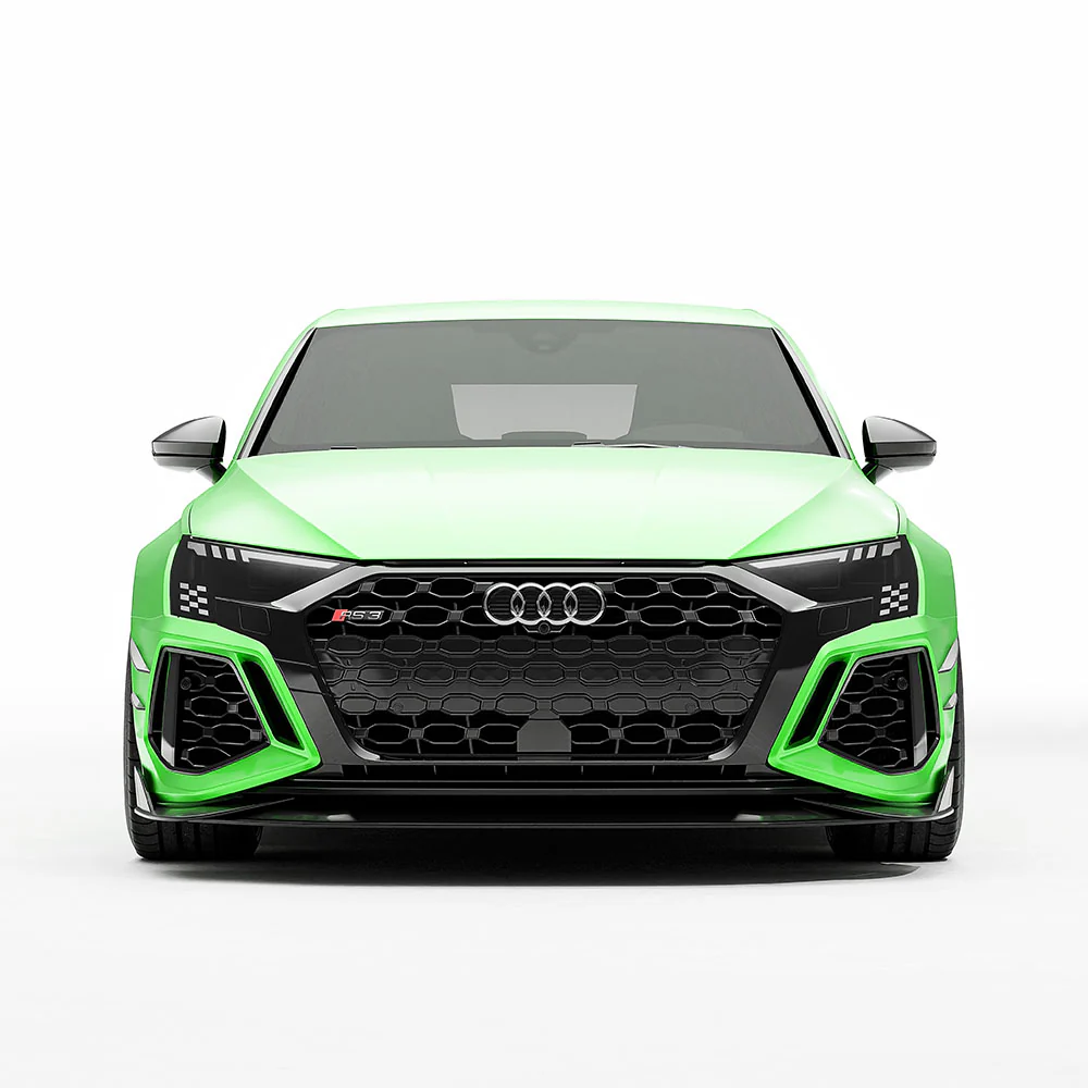 AUDI RS3 8Y 2022-2024 CARBON FIBRE FRONT BUMPER CANARDS - CT DESIGN - Image 4