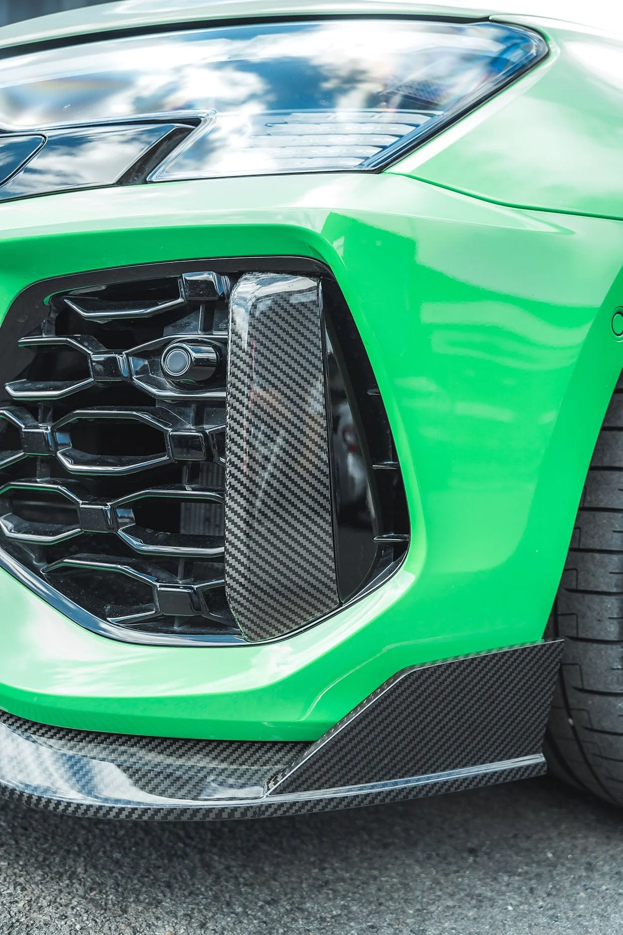 AUDI RS3 8Y 2022-2024 CARBON FIBRE FRONT BUMPER CORNERS - CT DESIGN - Image 2