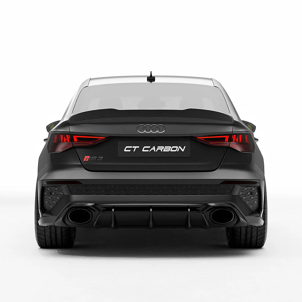 AUDI RS3 8Y 2022-2024 CARBON FIBRE REAR DIFFUSER V2 - CT DESIGN - Image 5