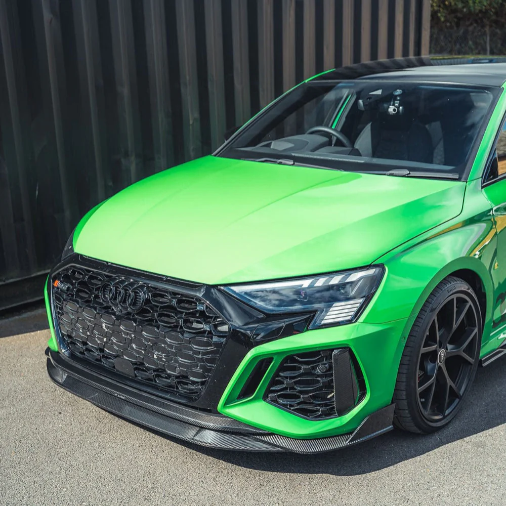 AUDI RS3 8Y 2022-2024 CARBON FIBRE SPLITTER V1 - CT DESIGN - Image 2