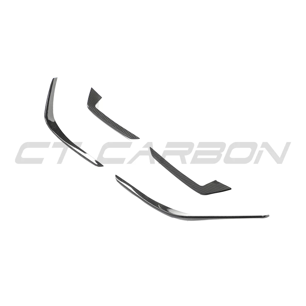 AUDI RS4 B9.5 CARBON FIBRE FRONT CANARDS- CT DESIGN - Image 11