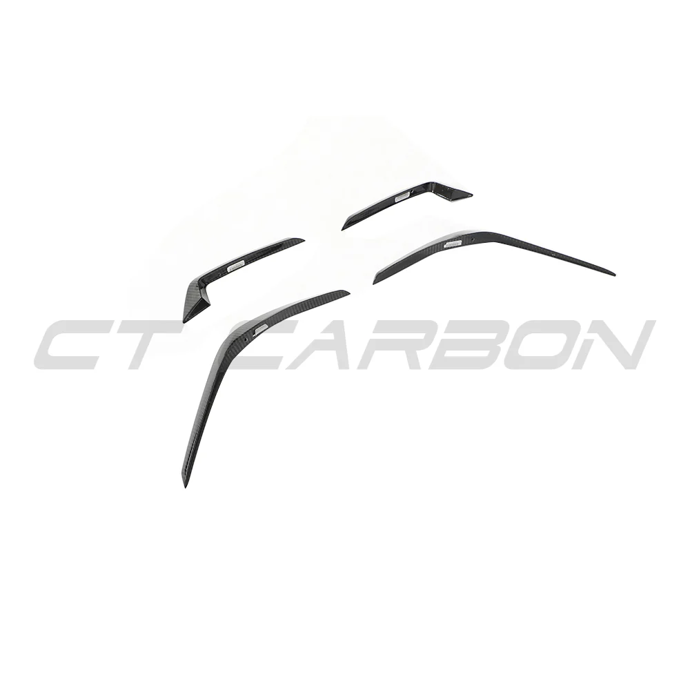 AUDI RS4 B9.5 CARBON FIBRE FRONT CANARDS- CT DESIGN - Image 14