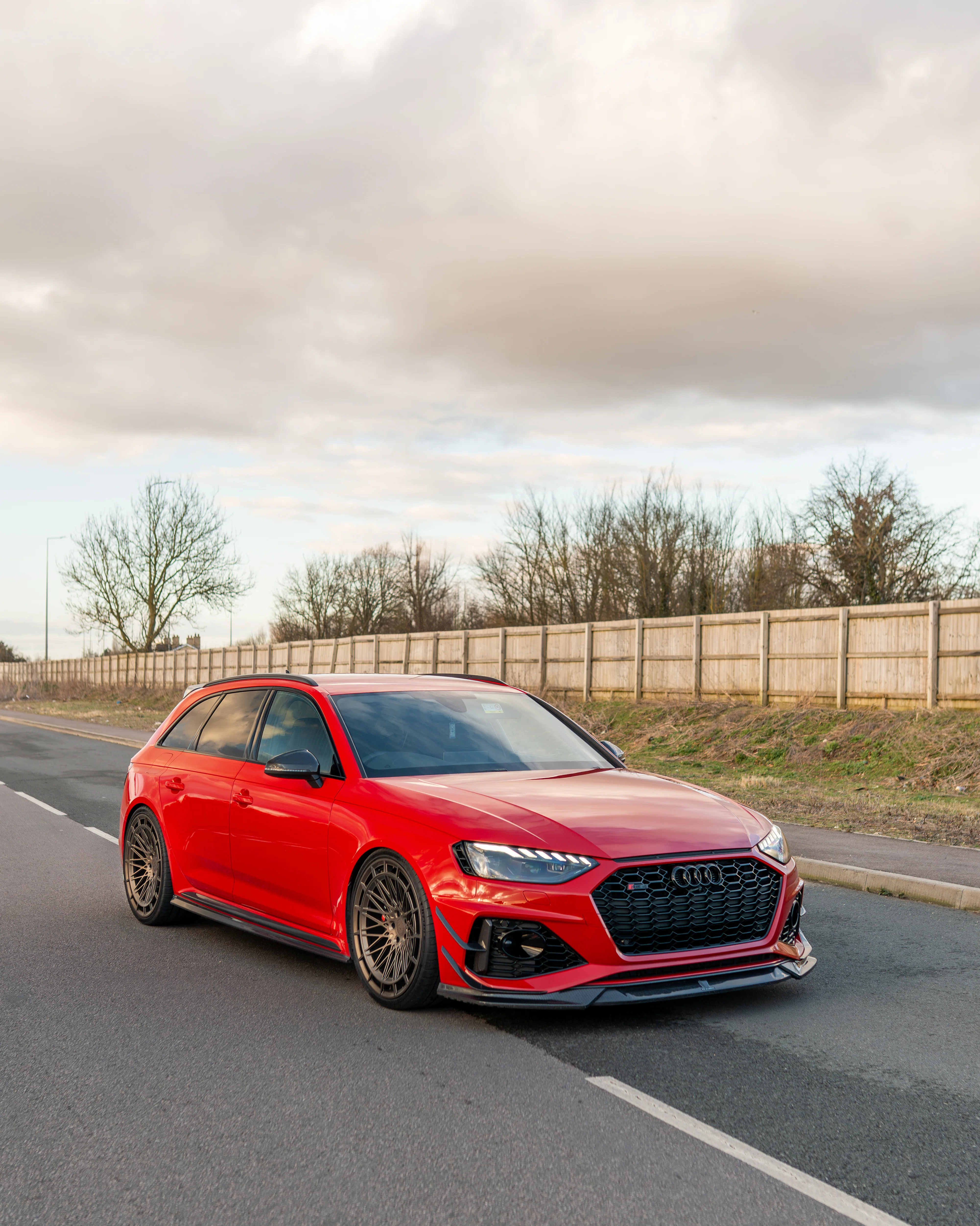AUDI RS4 B9.5 CARBON FIBRE SPLITTER - CT DESIGN - Image 2