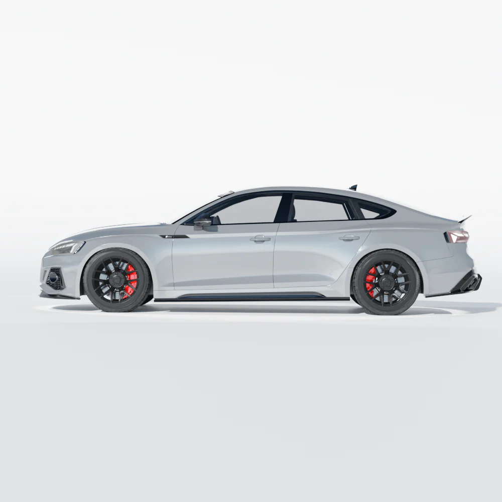 AUDI RS5 B9.5 SPORTBACK 2020-2024 CARBON FIBRE SIDE SKIRTS - CT DESIGN - Image 3
