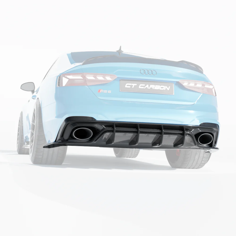 AUDI RS5 B9.5 SPORTBACK & COUPE 2020-2025 CARBON FIBRE DIFFUSER - CT DESIGN - Image 11