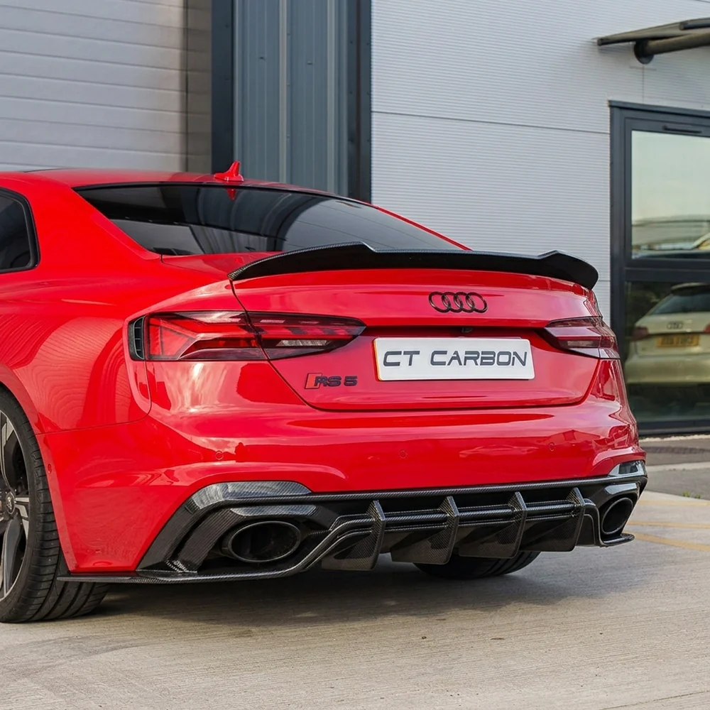 AUDI A5/S5/RS5 B9.5 COUPE 2016-2025 CARBON FIBRE SPOILER - CT DESIGN - Image 2